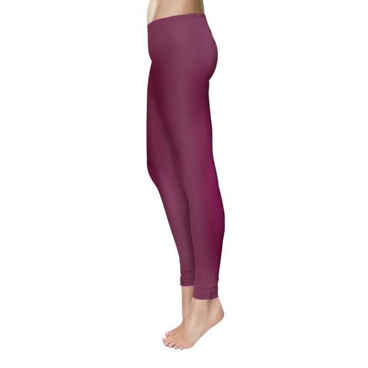 Berry Color Women's Temp Control Cotton Leggings