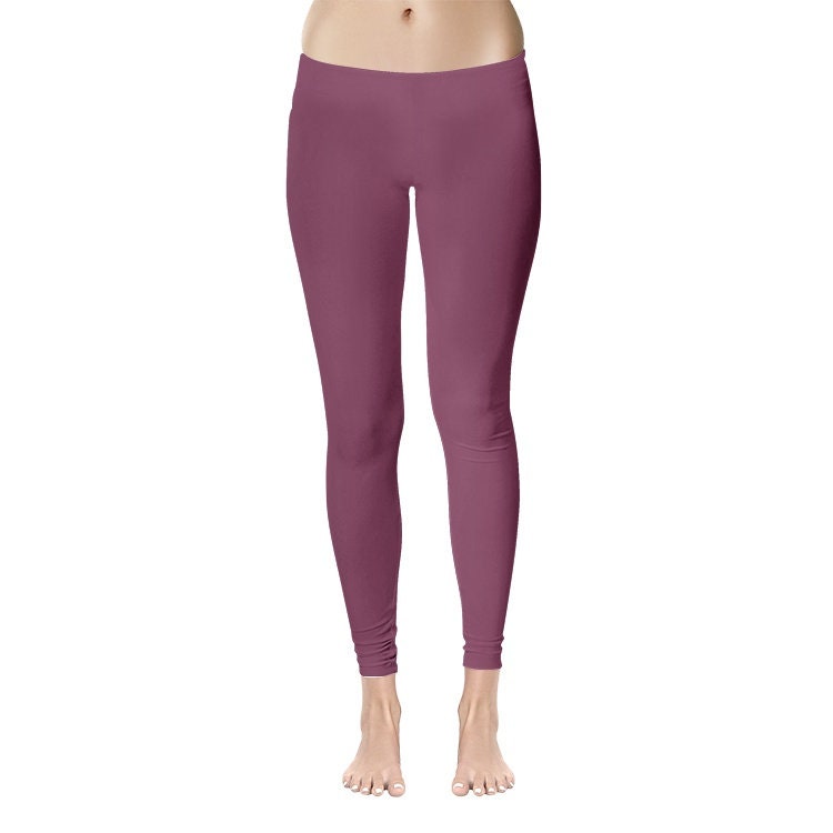 Berry Color Women's Temp Control Cotton Leggings