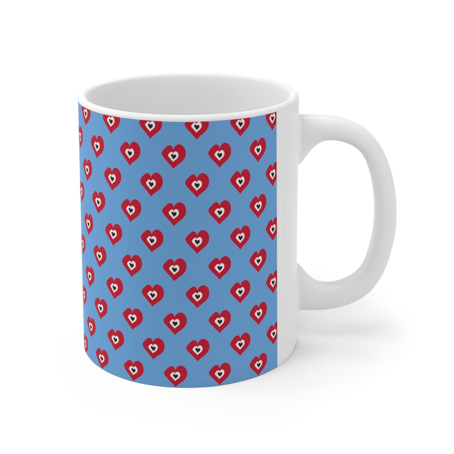 Heart Mugs Ceramic Mug 11oz