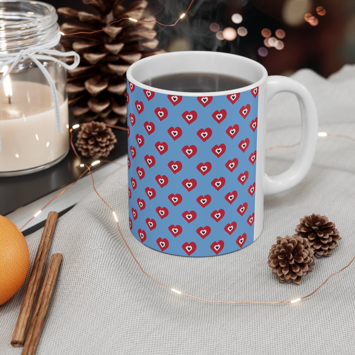 Heart Mugs Ceramic Mug 11oz