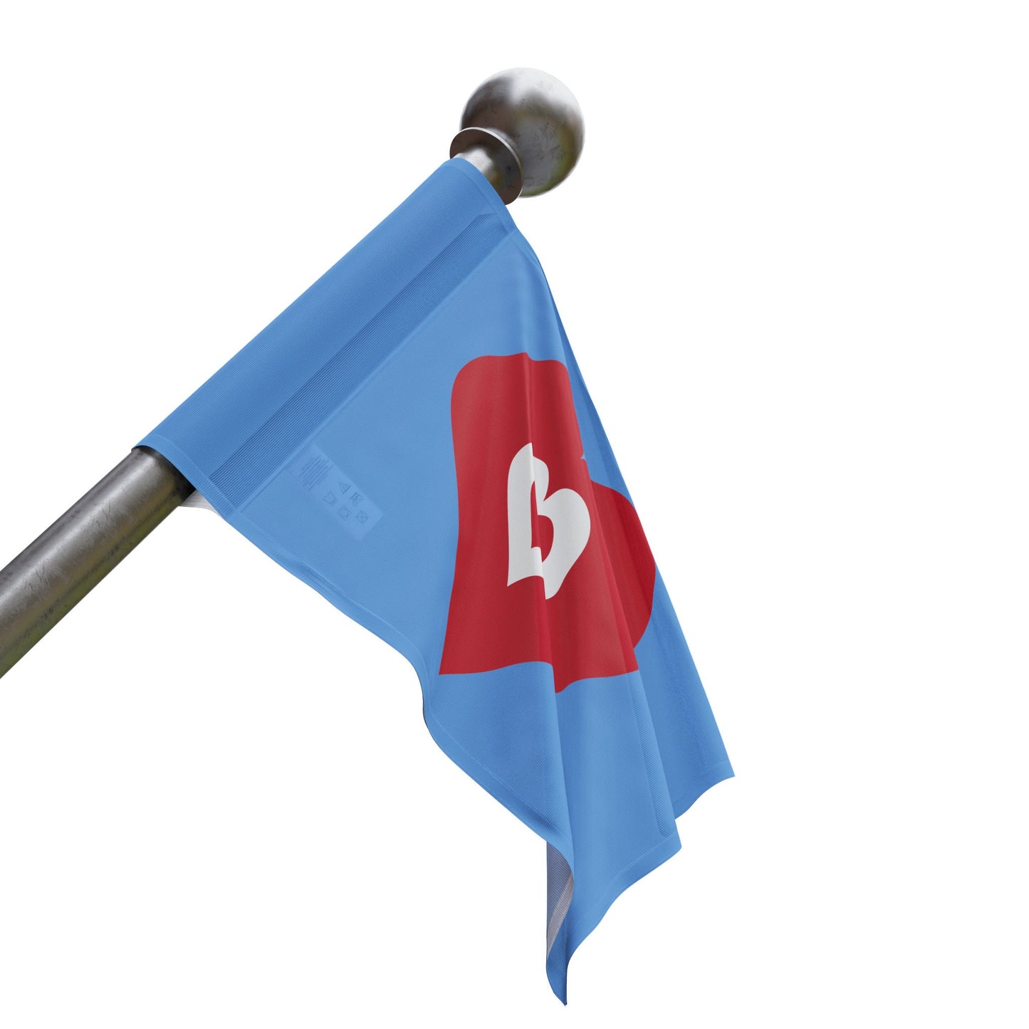 Heart Flags  1 Side Design