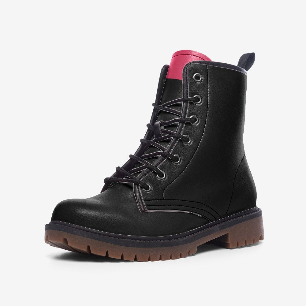 Casual Leather Lightweight black boots