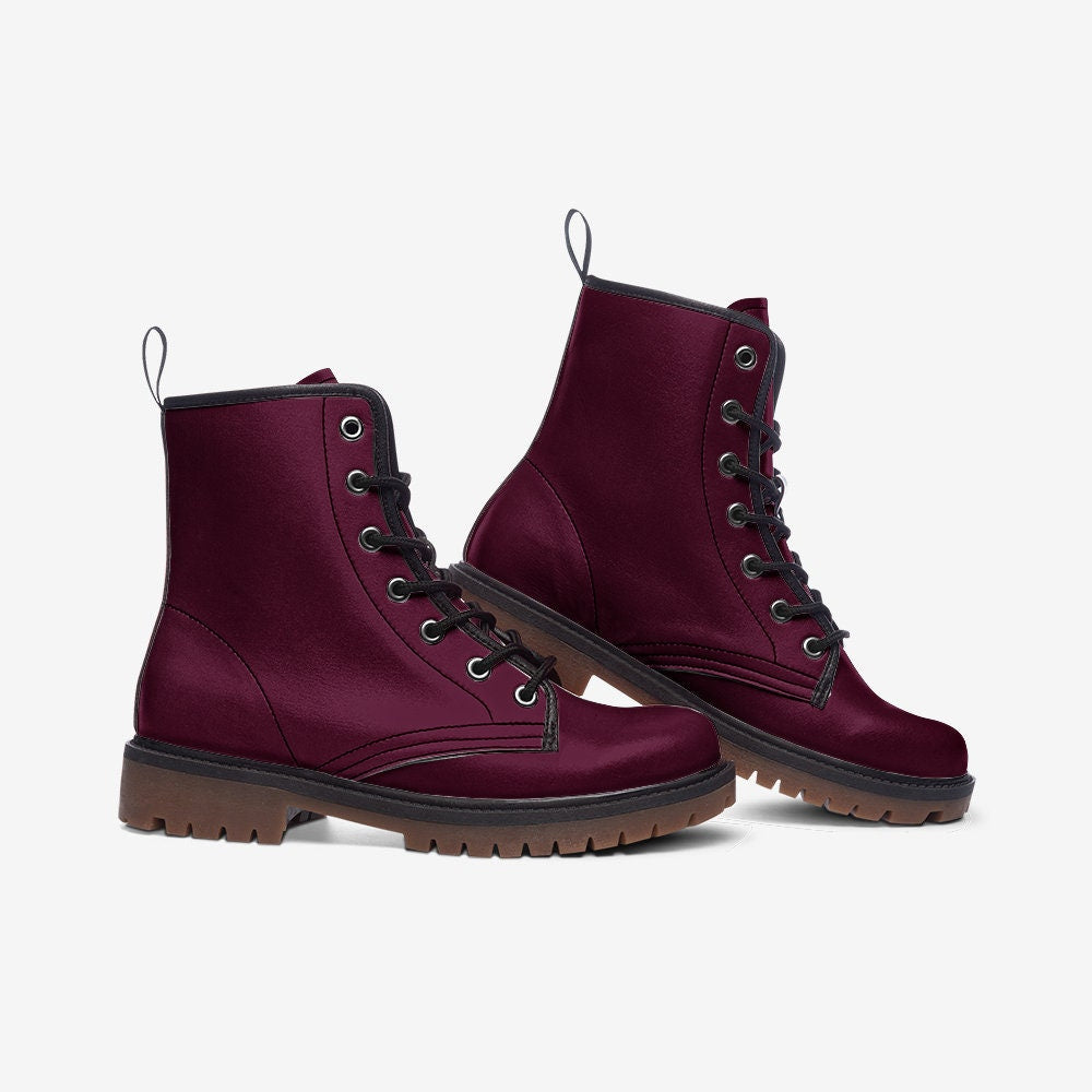 Casual Leather Lightweigh Red boots Unisex Sizes