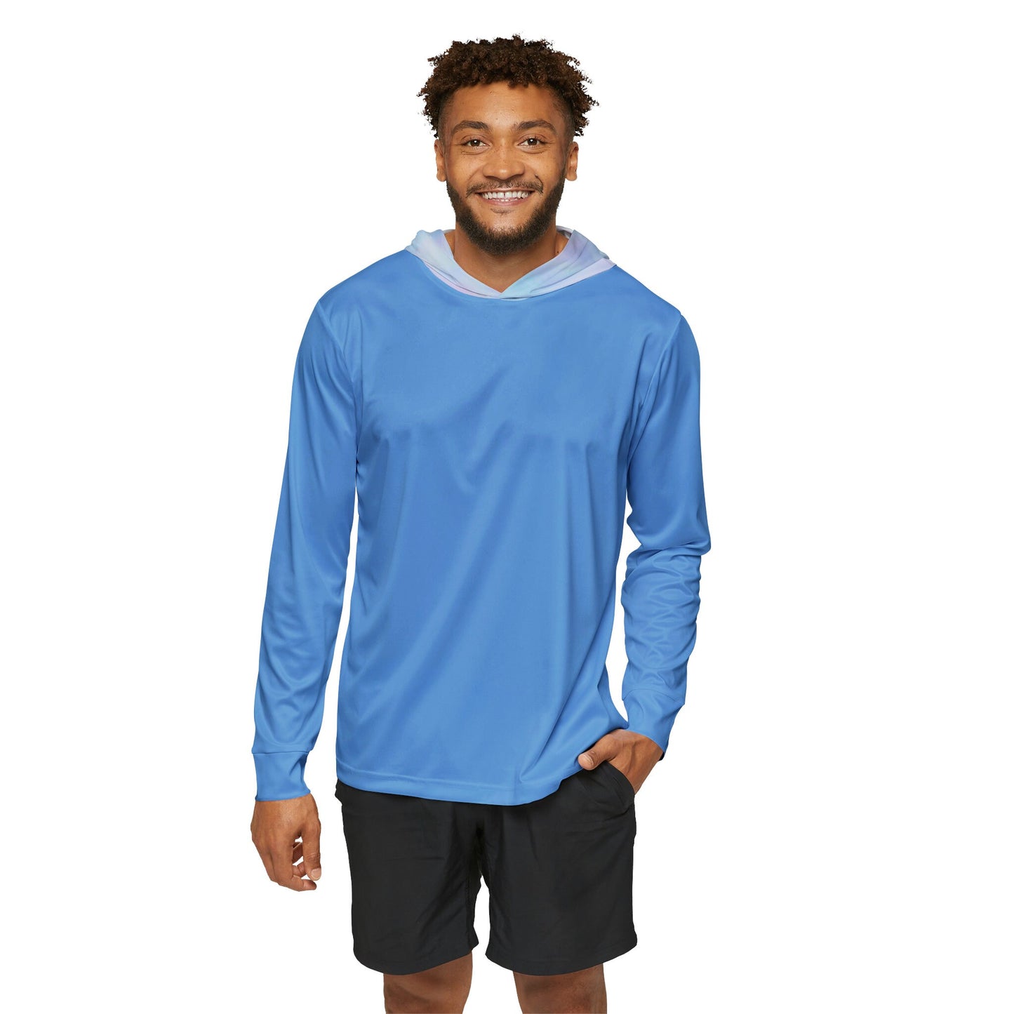 Men's Blue Sports Warmup Hoodies