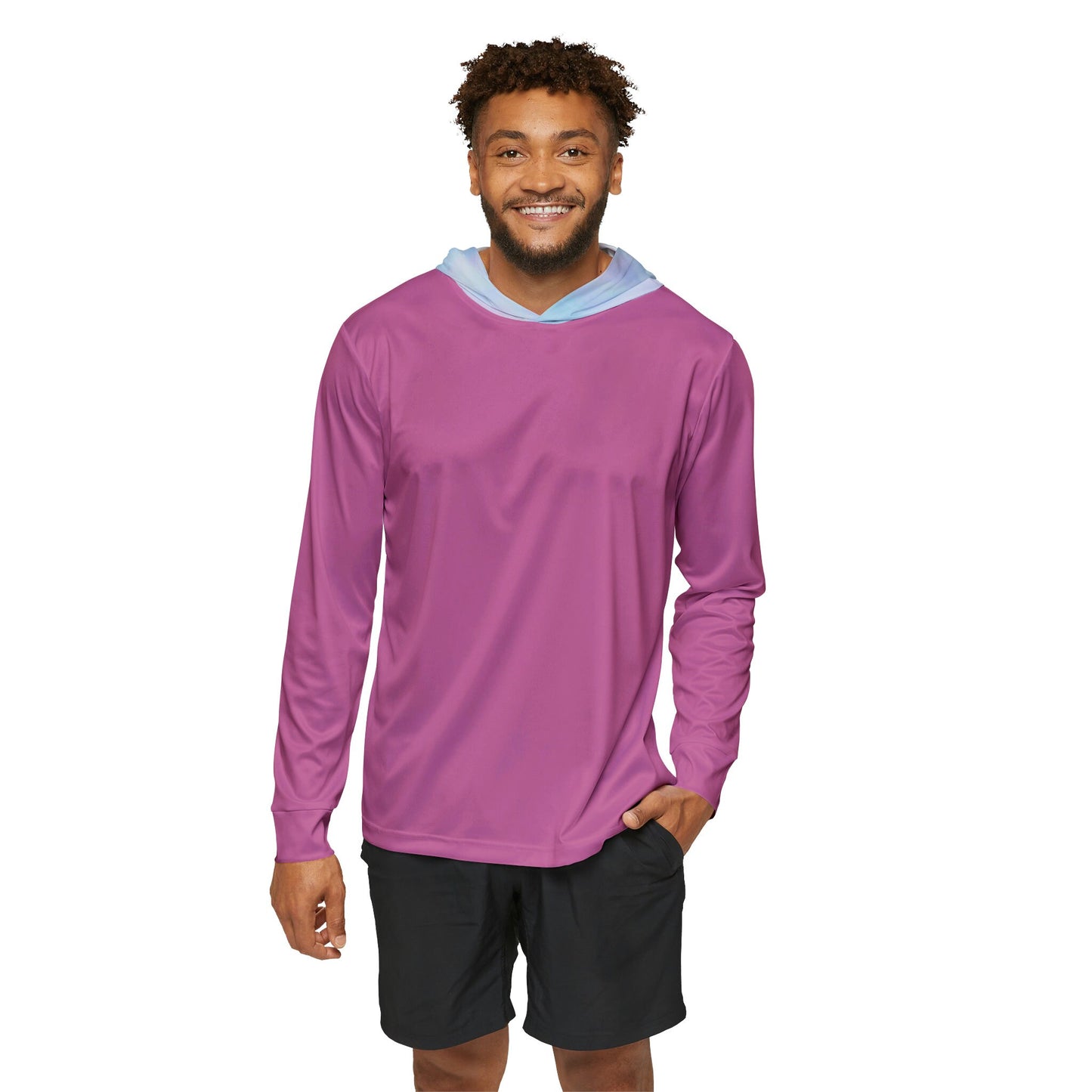Men's Pink Sports Warmup Hoodies
