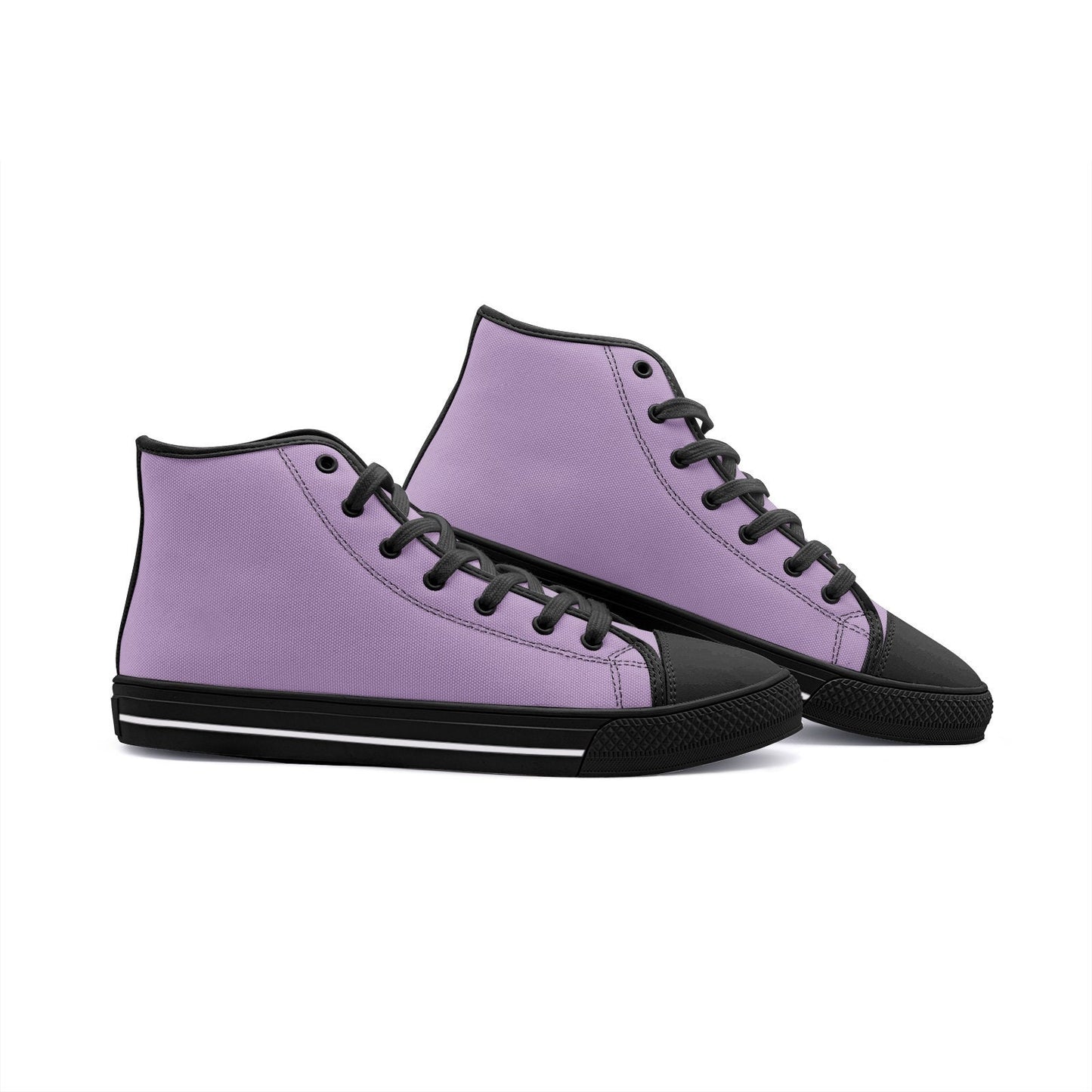Purple High Top Sneakers Unisex Sizes Purple Shoes