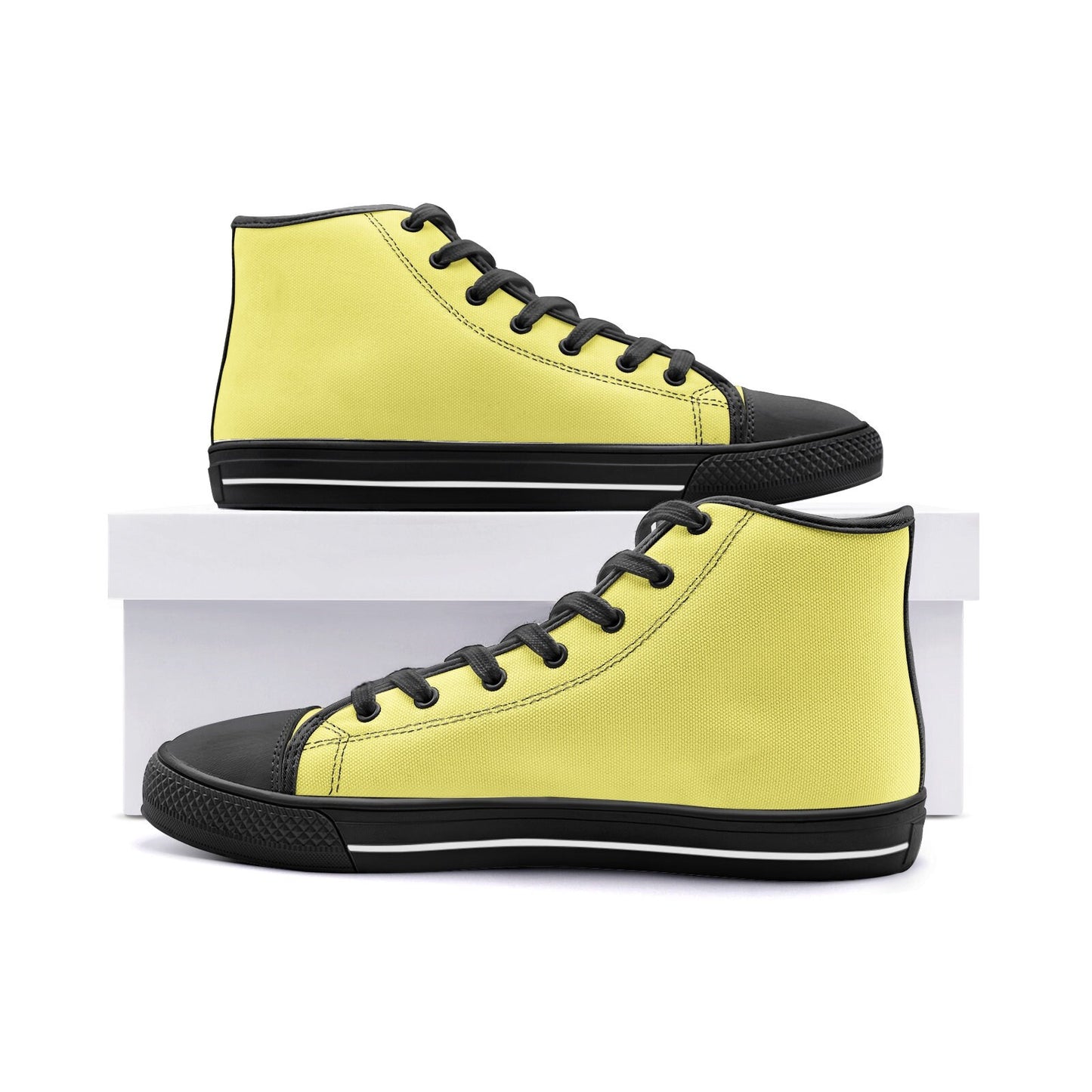 Yellow High Top Sneakers Unisex Sizes
