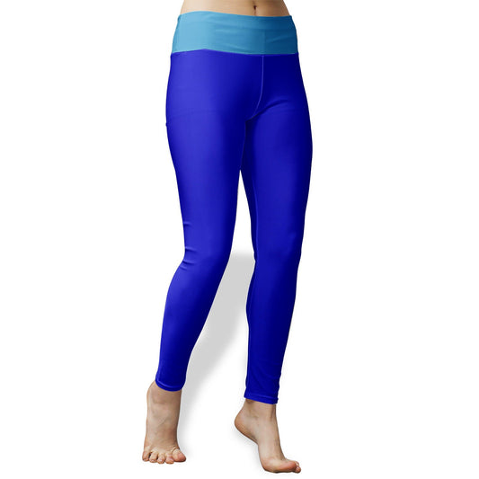 Womens Blue Leggings Women's High Waist Yoga Leggings