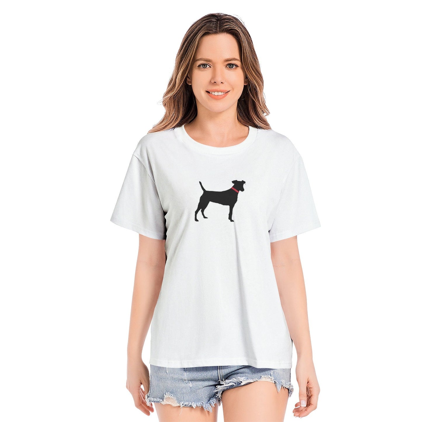 Black Dog Cotton T-shirts Unisex Sizes