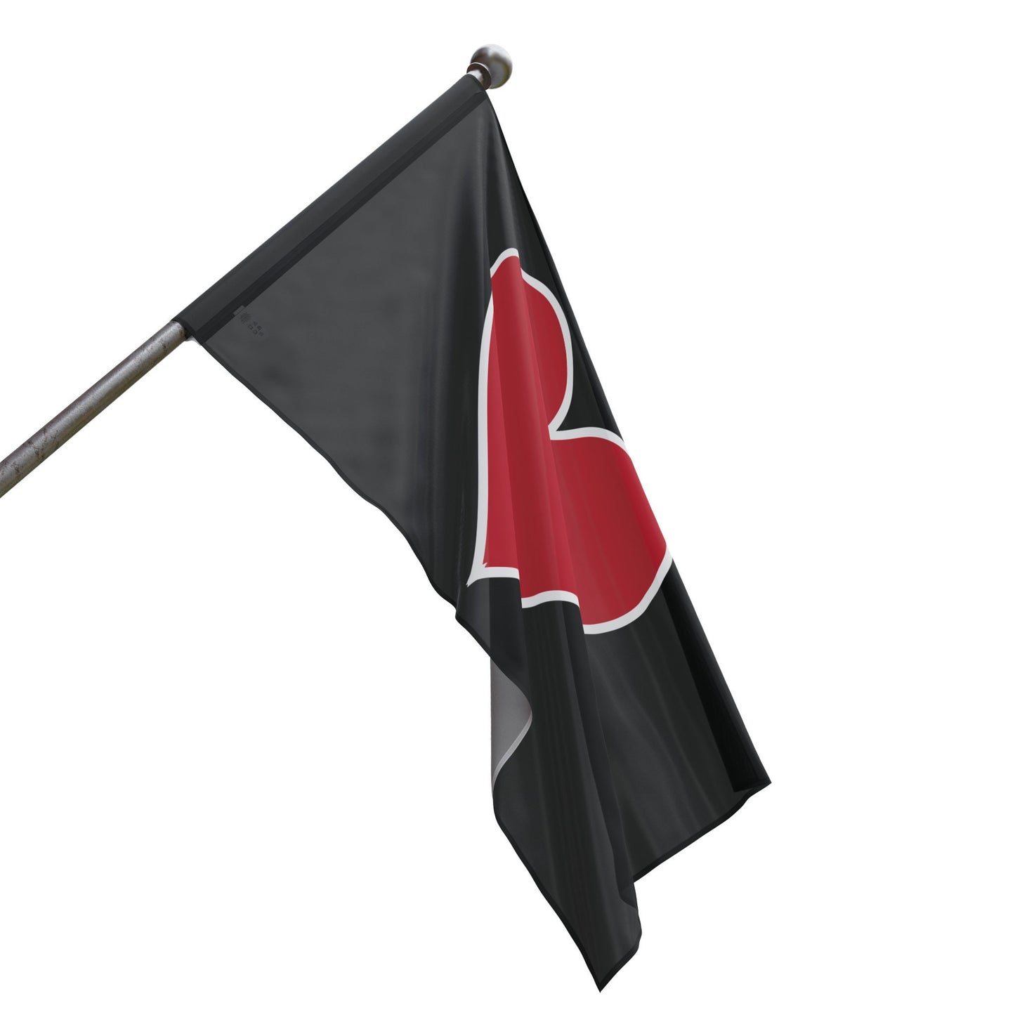 Heart Flags 1 Sided