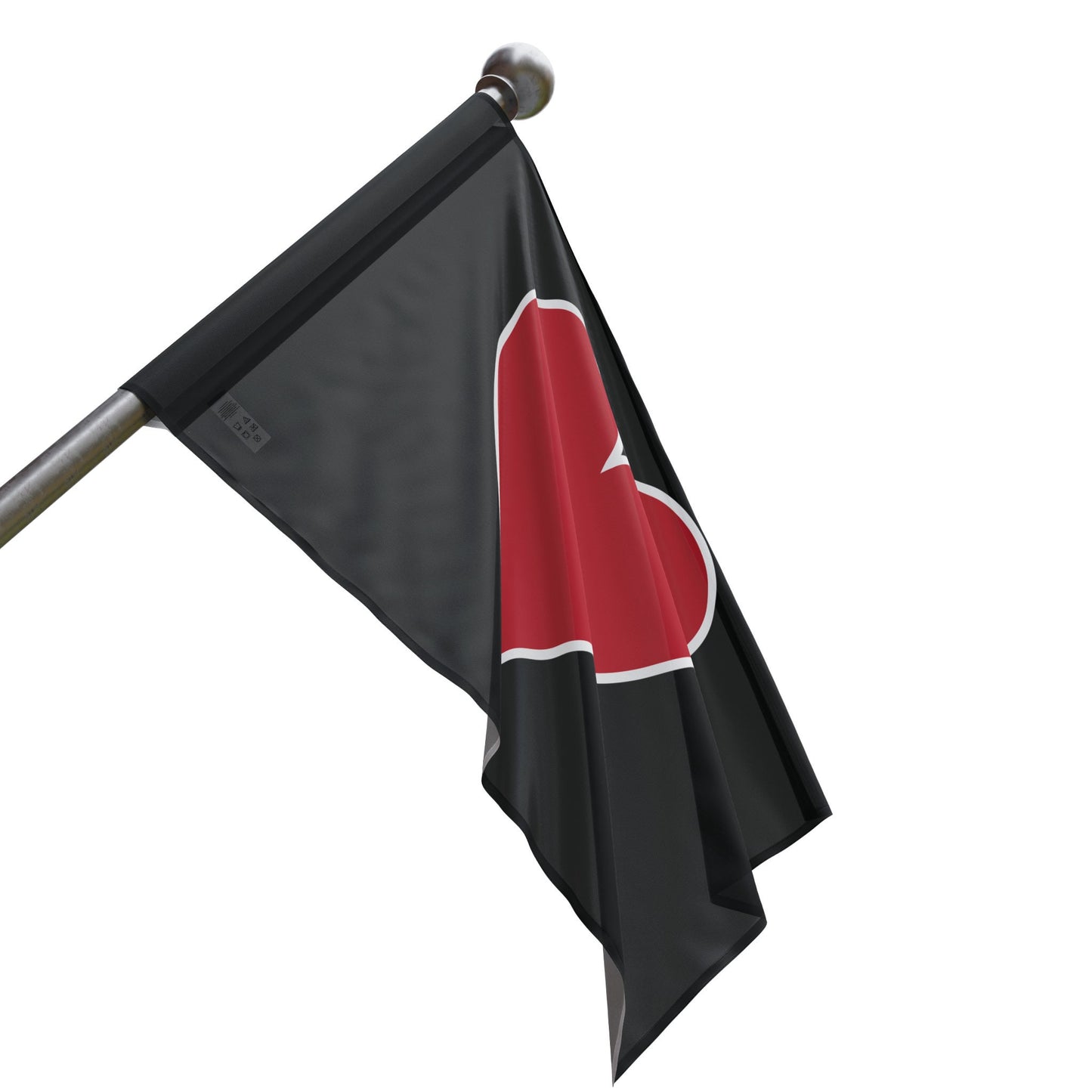 Heart Flags 1 Sided