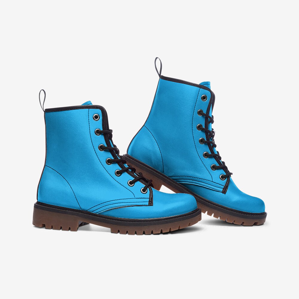 Ladies Blue Boots Casual Leather Lightweight boots MT