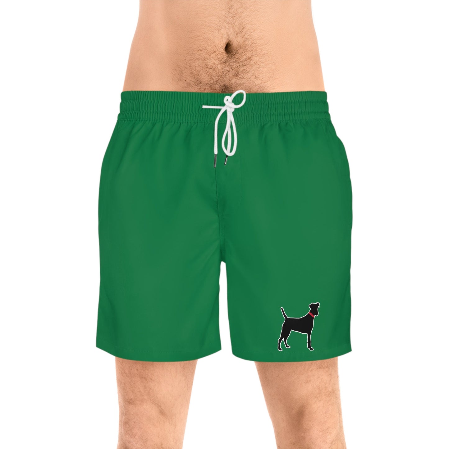 Men's Mid-Length green Swim Shorts