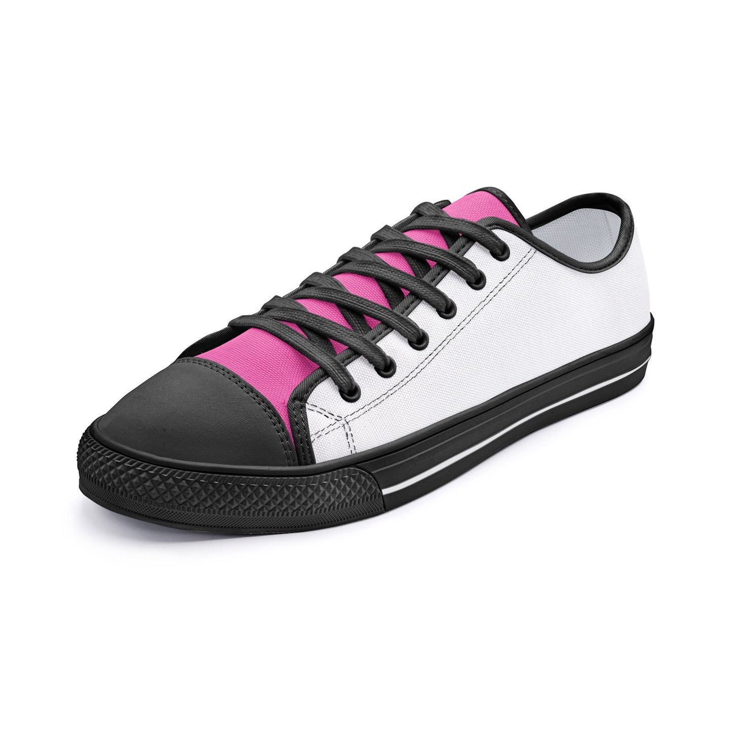 White Casual Sneakers Unisex Low Top Canvas Shoes