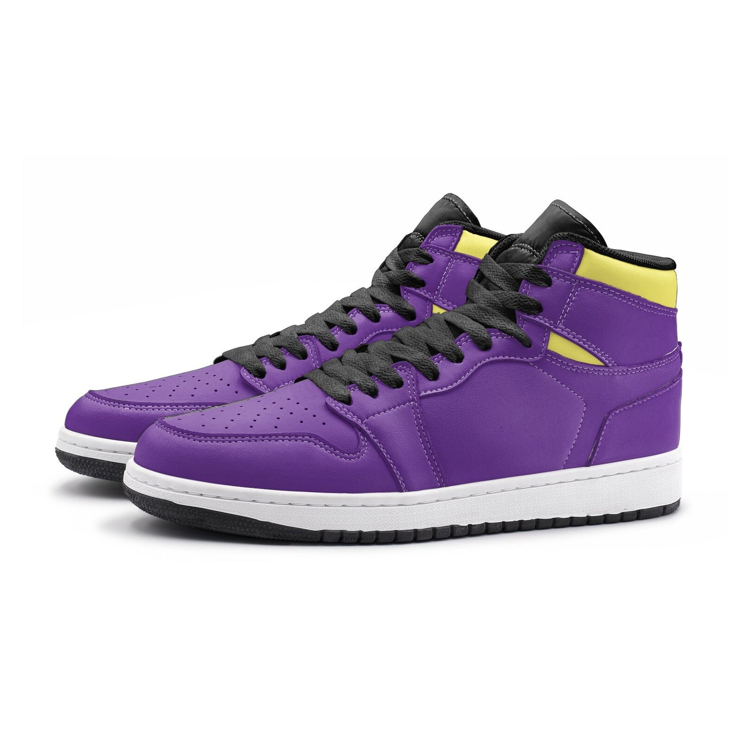 Purple and Gold Sneakers Unisex Sneaker