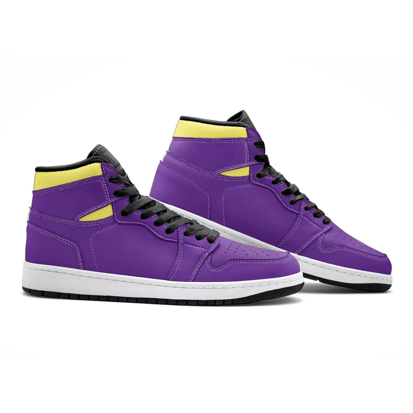 Purple and Gold Sneakers Unisex Sneaker