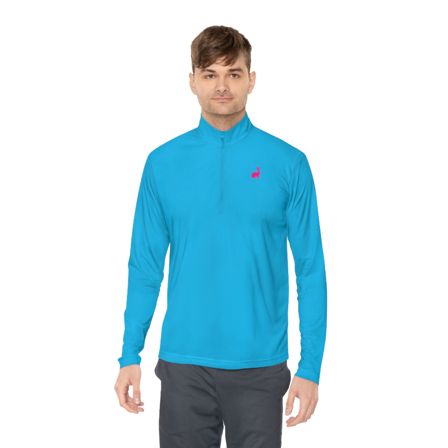 Unisex Quarter-Zip Bright Color Pullovers