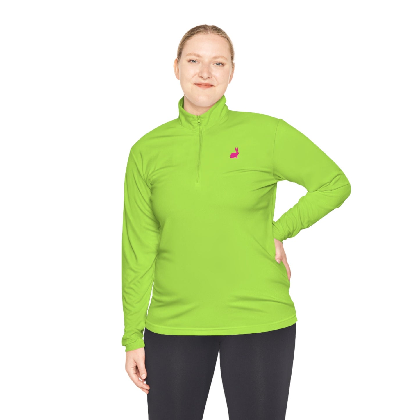 Unisex Quarter-Zip Bright Color Pullovers