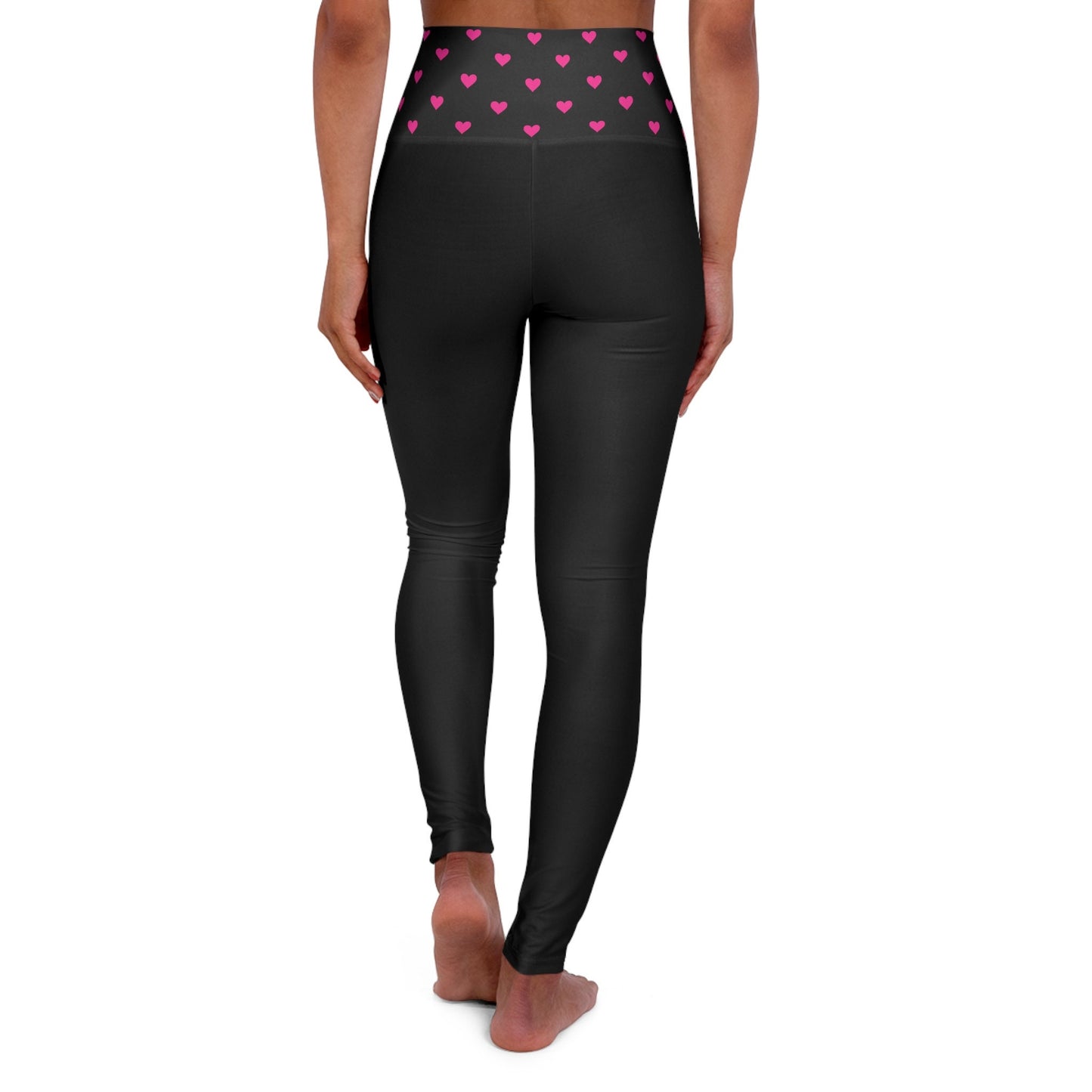 High Waisted Black Yoga Leggings Skinny Fit Black Leggings