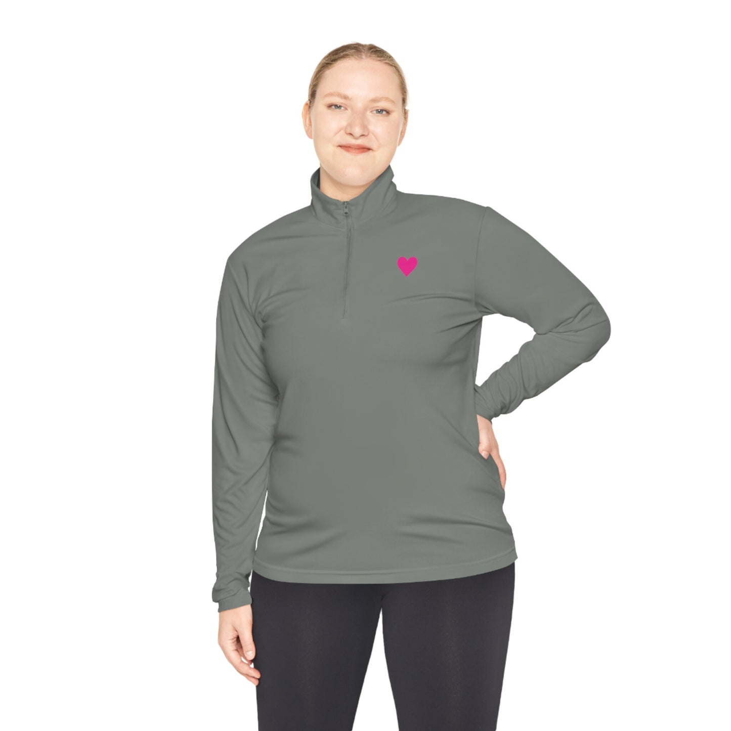 Unisex Quarter-Zip Bright Color Pullovers