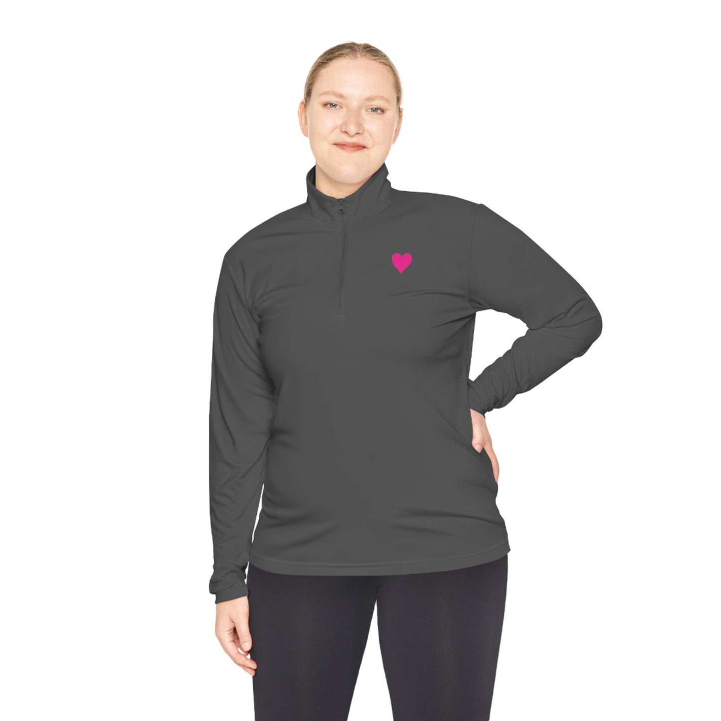 Unisex Quarter-Zip Bright Color Pullovers