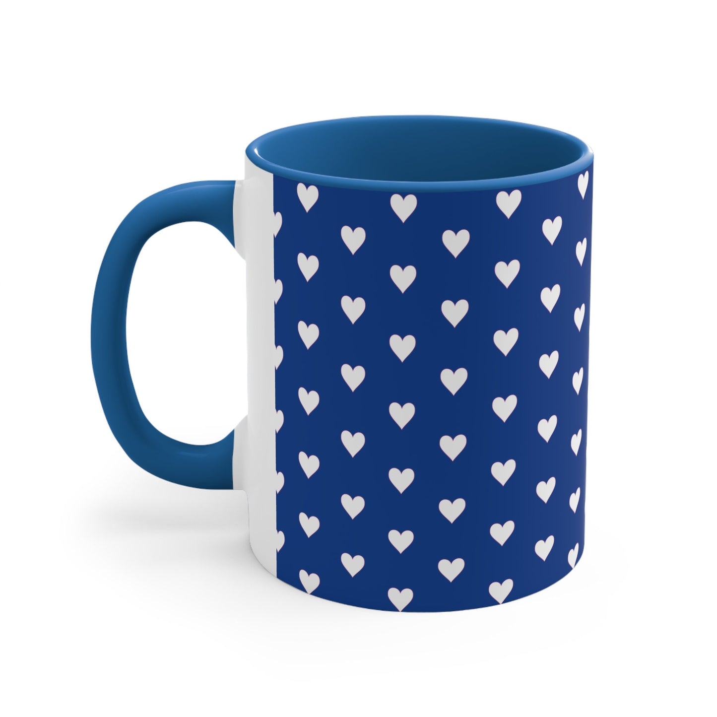 Heart Mugs Accent Coffee Mug, 11oz