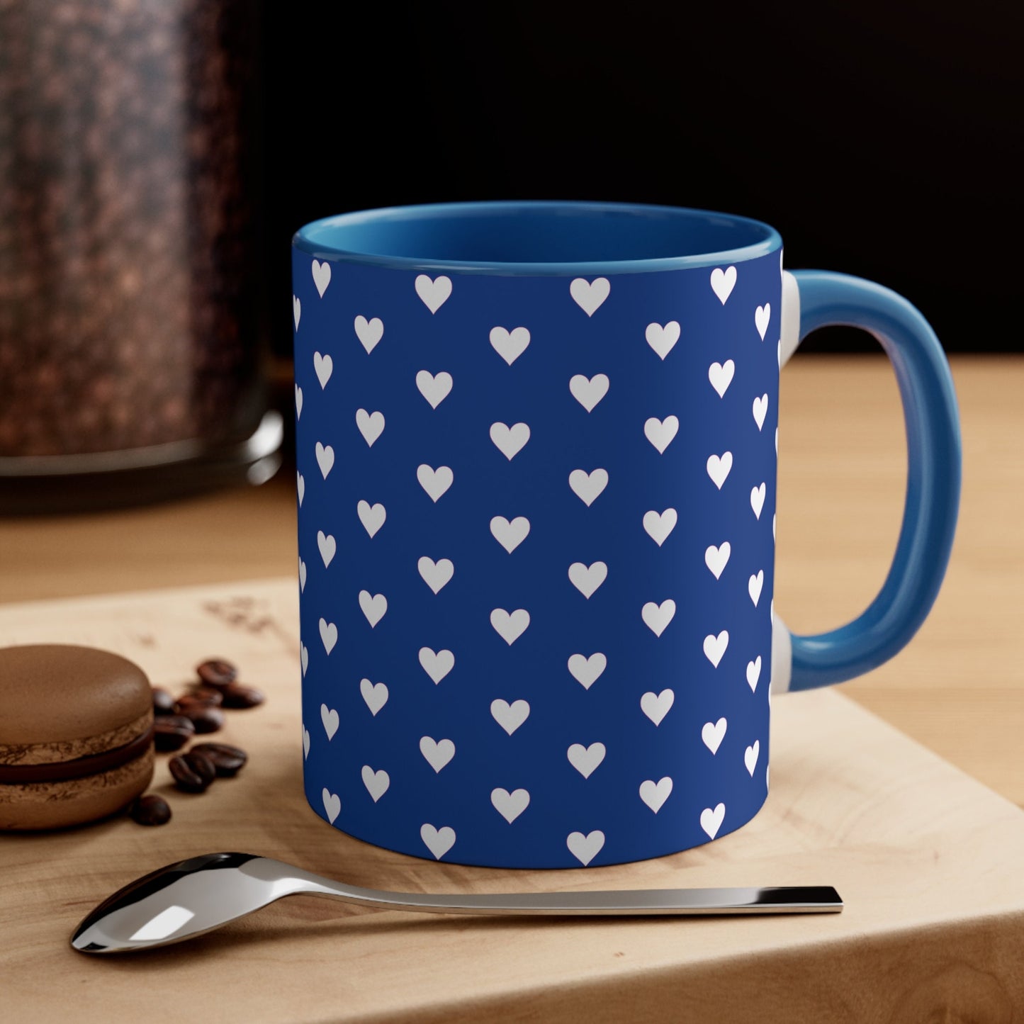 Heart Mugs Accent Coffee Mug, 11oz