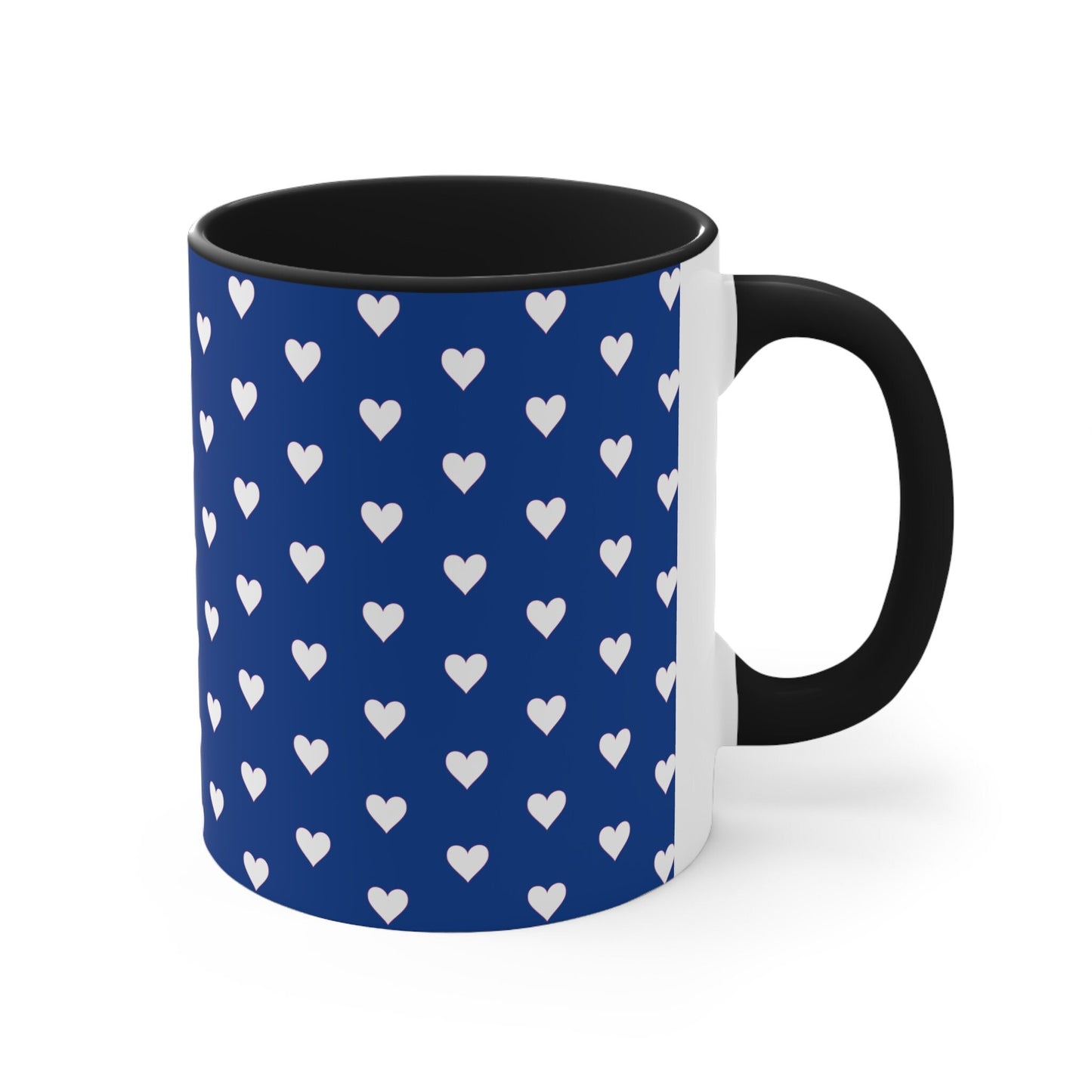 Heart Mugs Accent Coffee Mug, 11oz