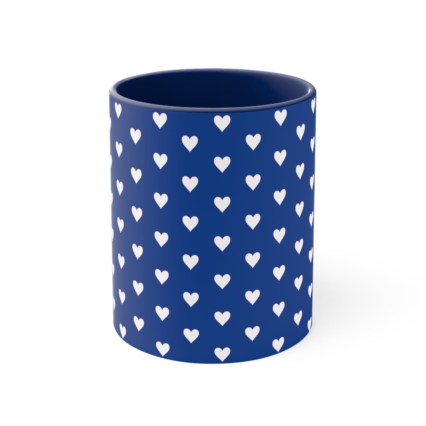 Heart Mugs Accent Coffee Mug, 11oz
