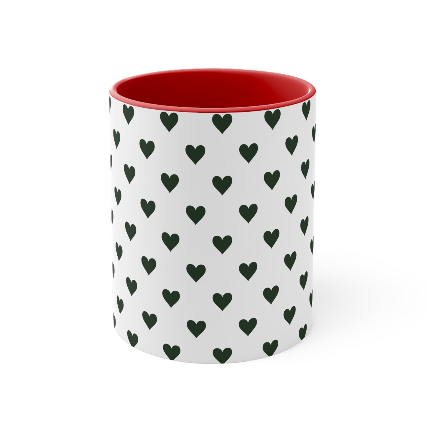 Heart Coffee Mugs, 11oz