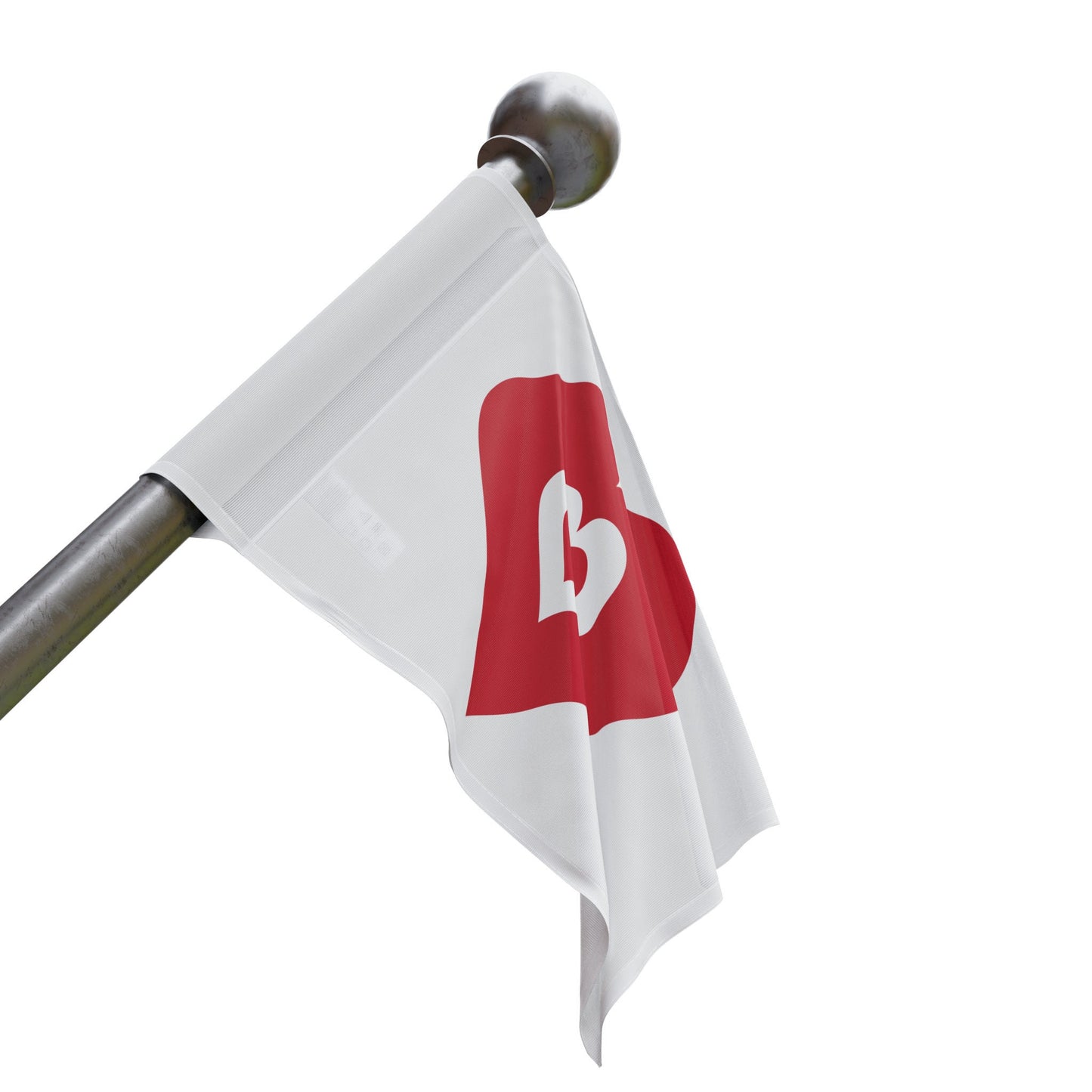 Heart Flags 1 Side design