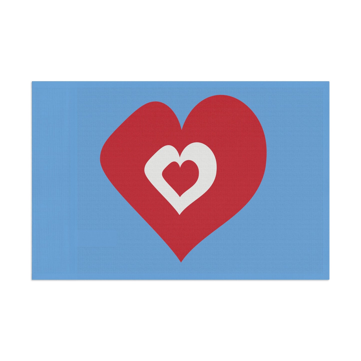 Heart Flags  1 Side Design