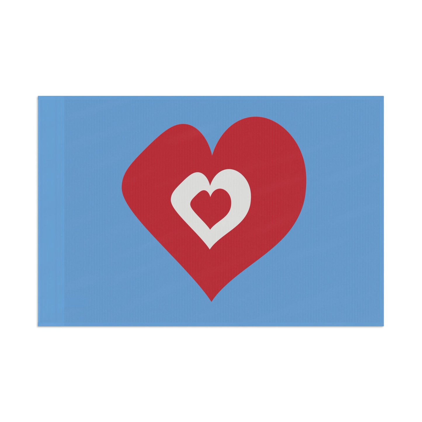 Heart Flags  1 Side Design