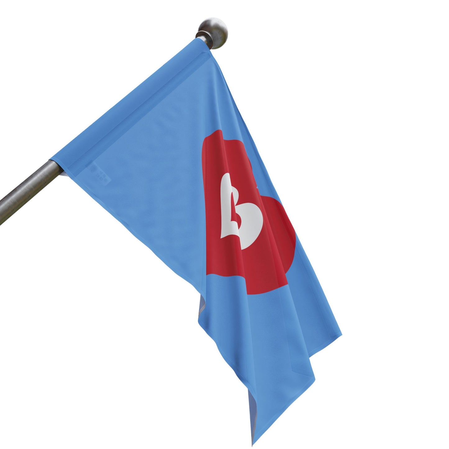 Heart Flags  1 Side Design