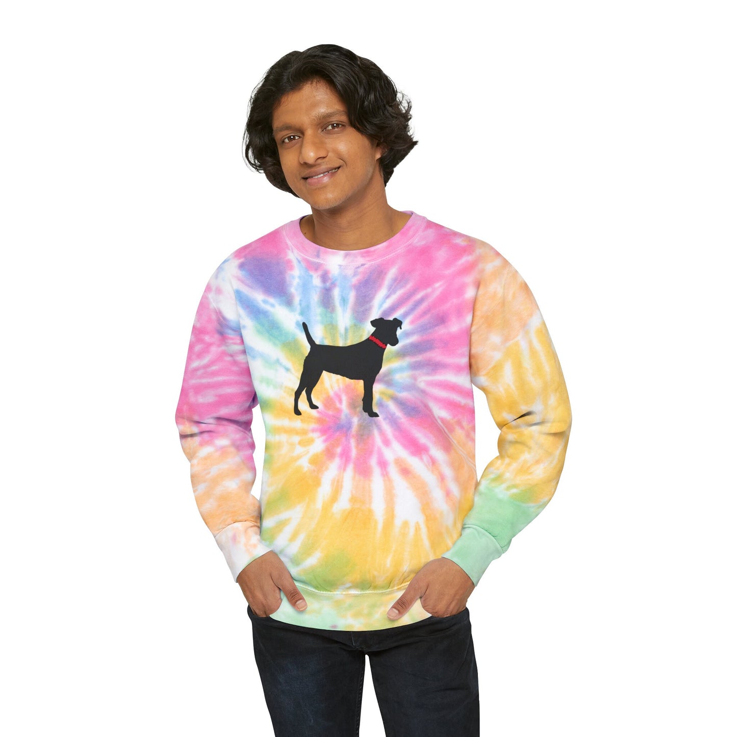 Black Dog Tie-Dye Sweatshirts