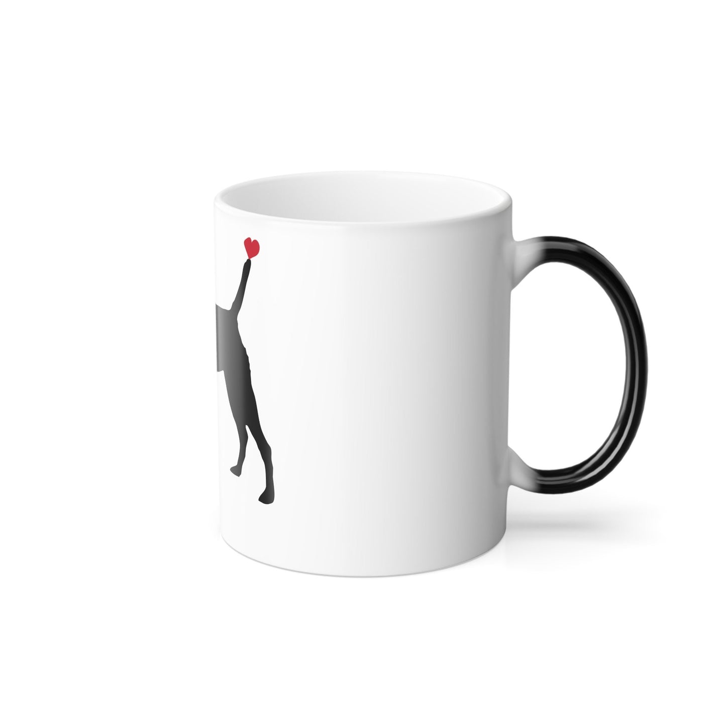 Black Dog Lovers Color Morphing Mug, 11oz