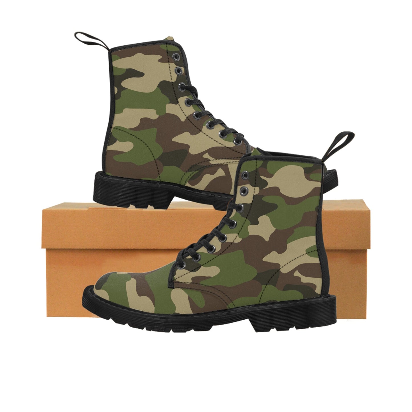 Women's Canvas Camo Boots