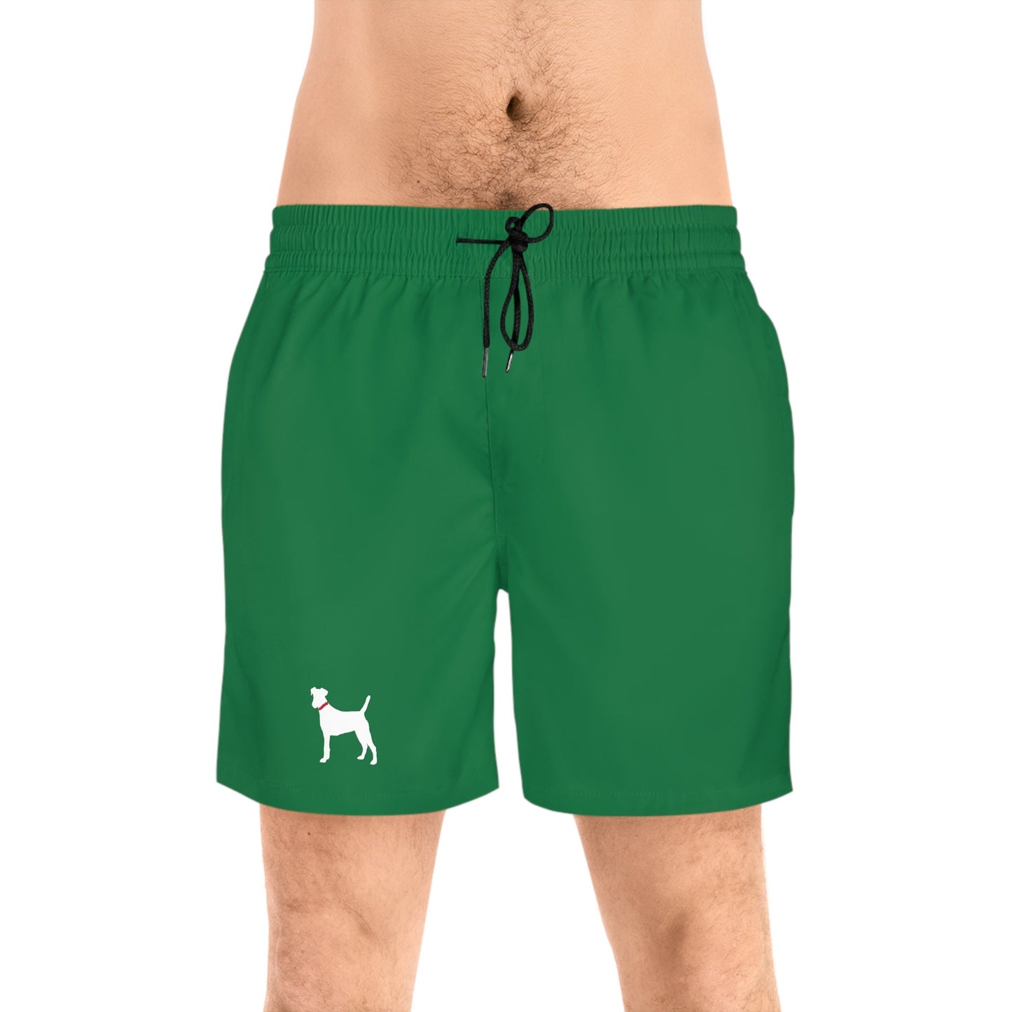 Men's Mid-Length green Swim Shorts