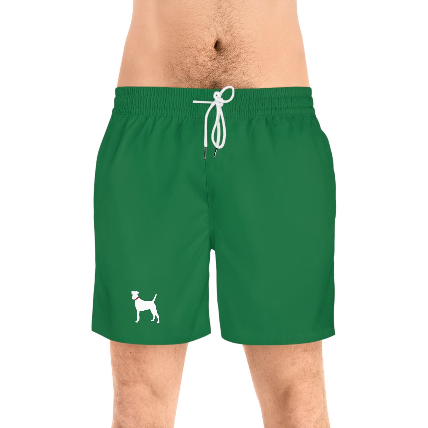 Men's Mid-Length green Swim Shorts