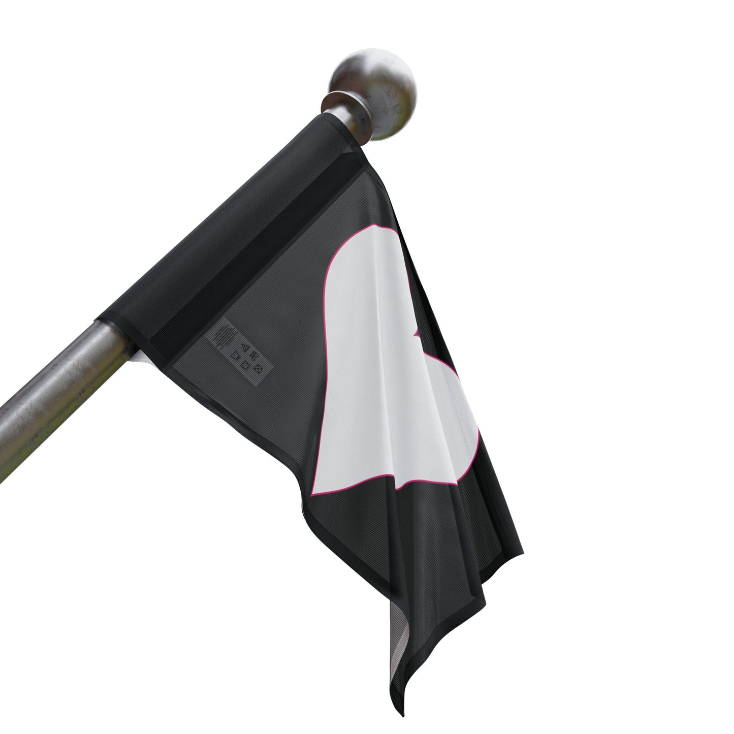 Heart Flags 1 Sided