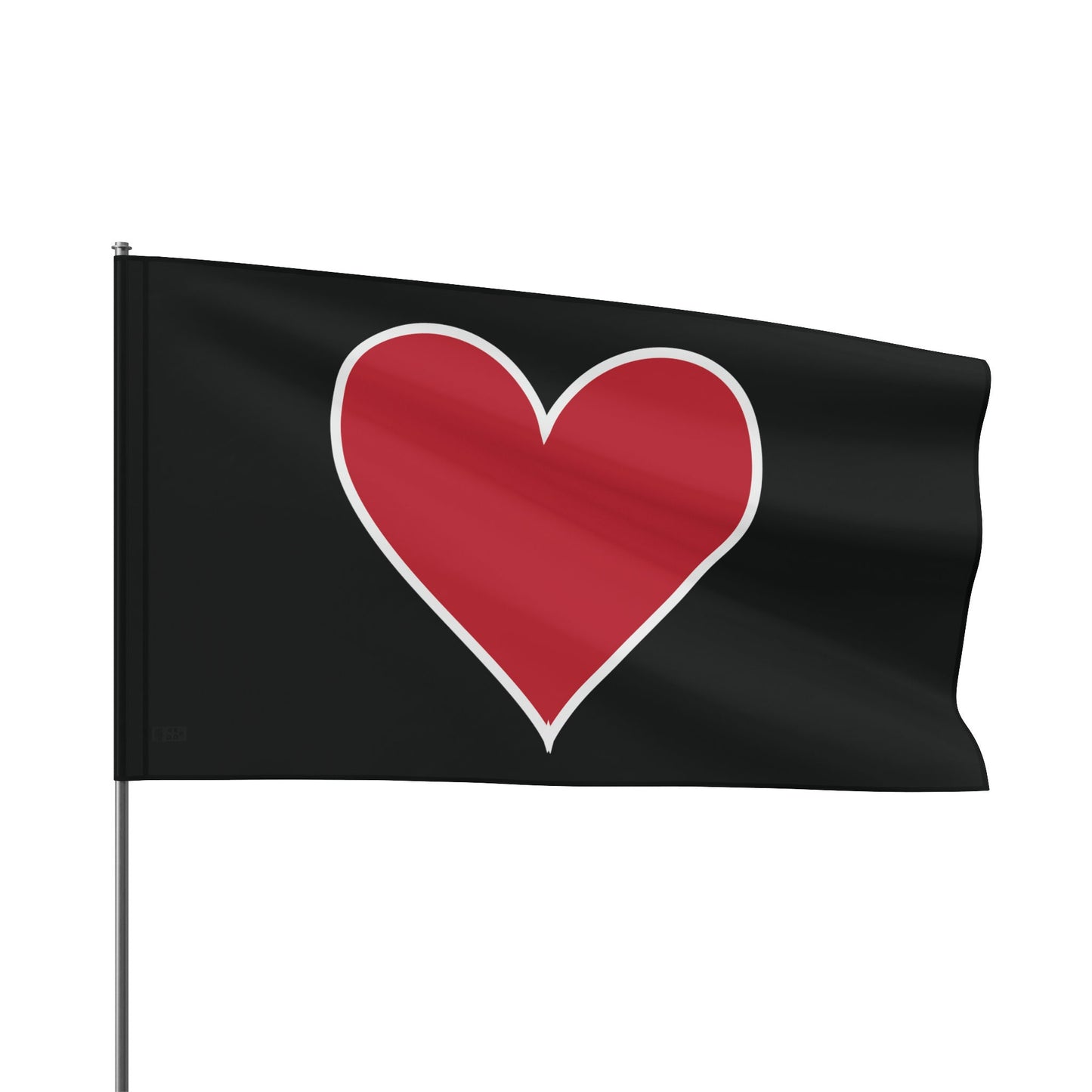 Heart Flags 1 Sided