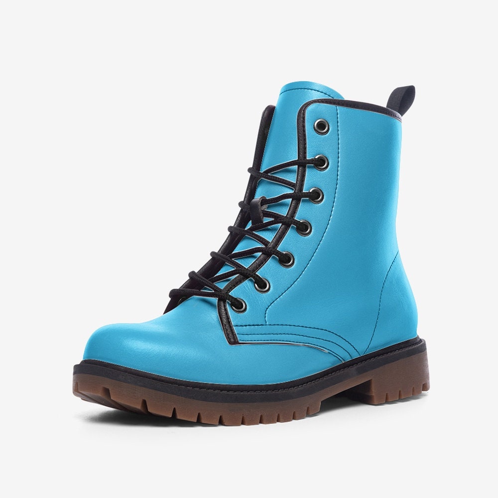 Ladies Blue Boots Casual Leather Lightweight boots MT
