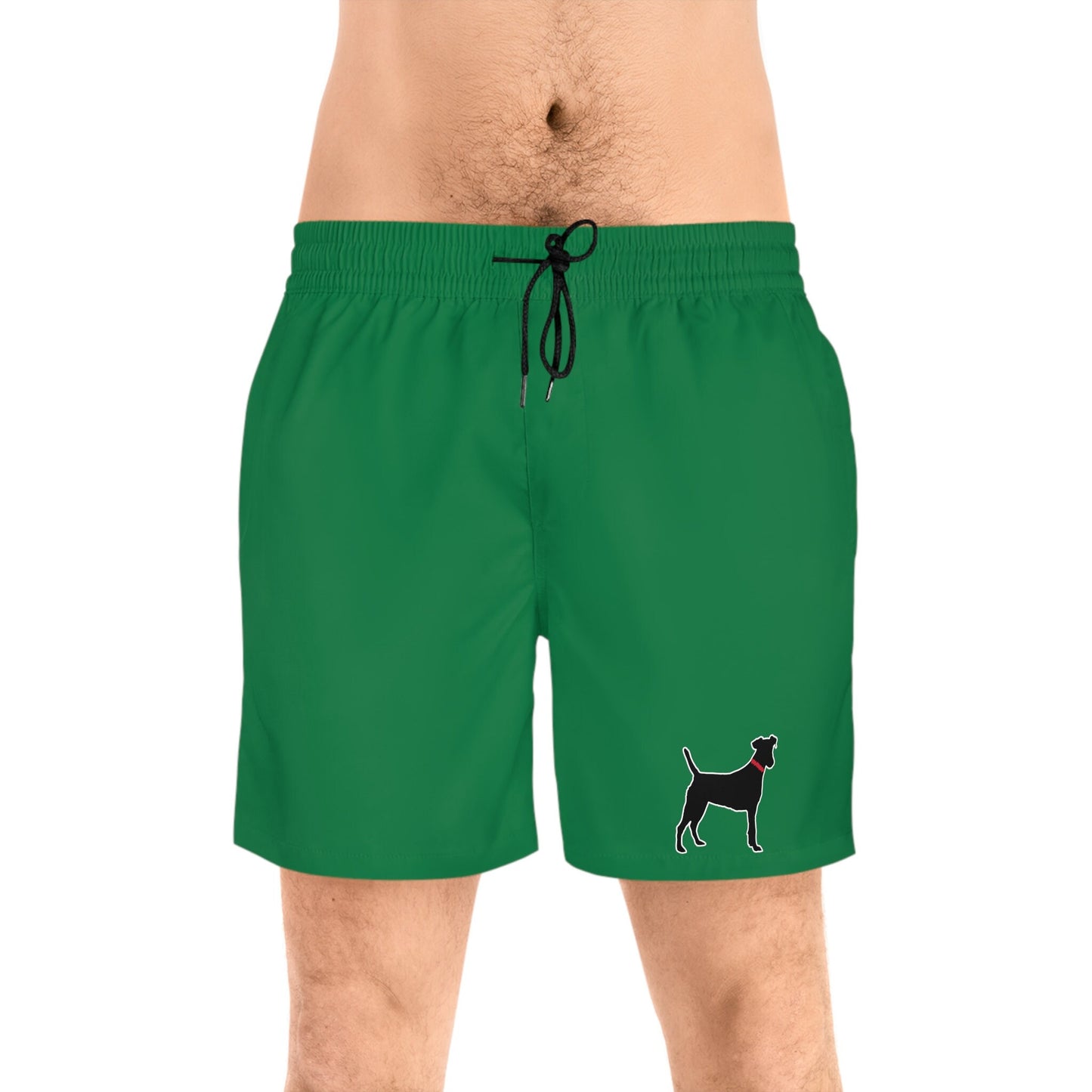 Men's Mid-Length green Swim Shorts