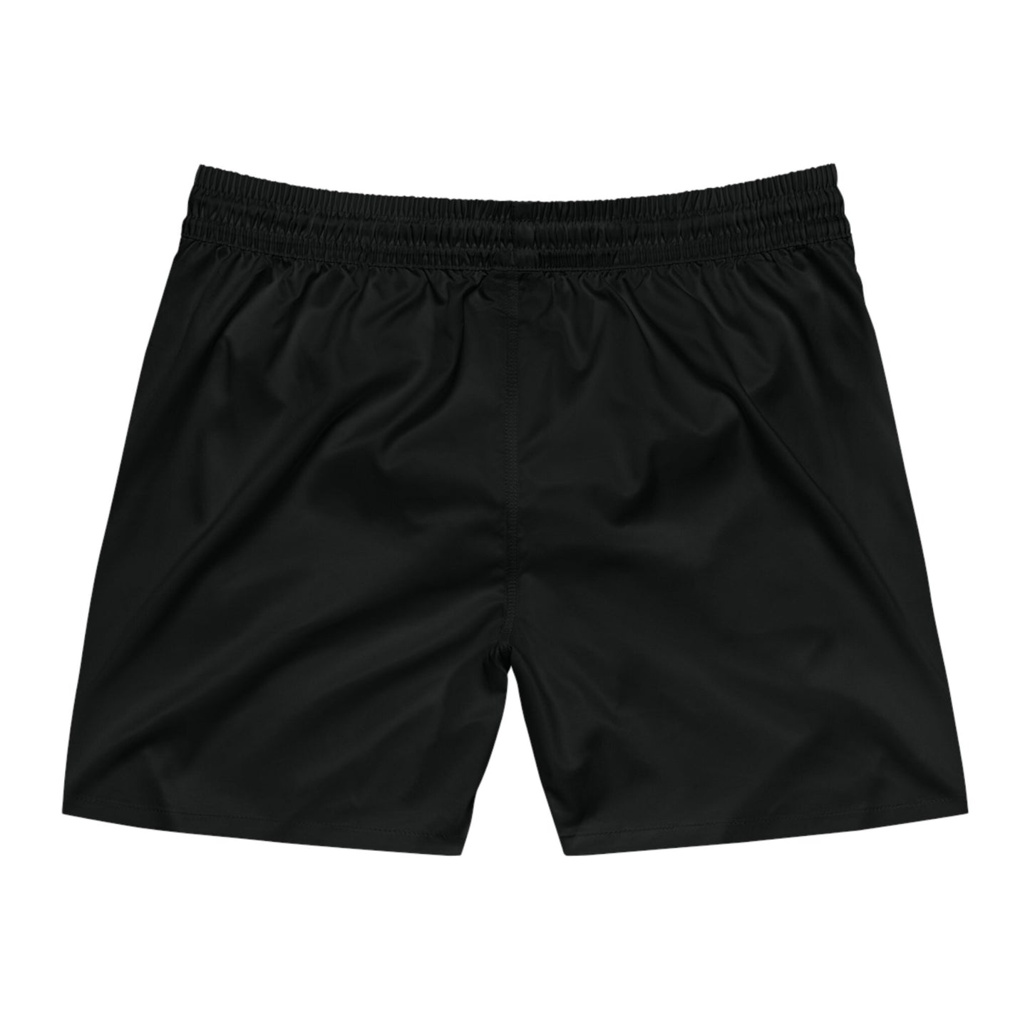 Men's Mid-Length black dog Swim Shorts