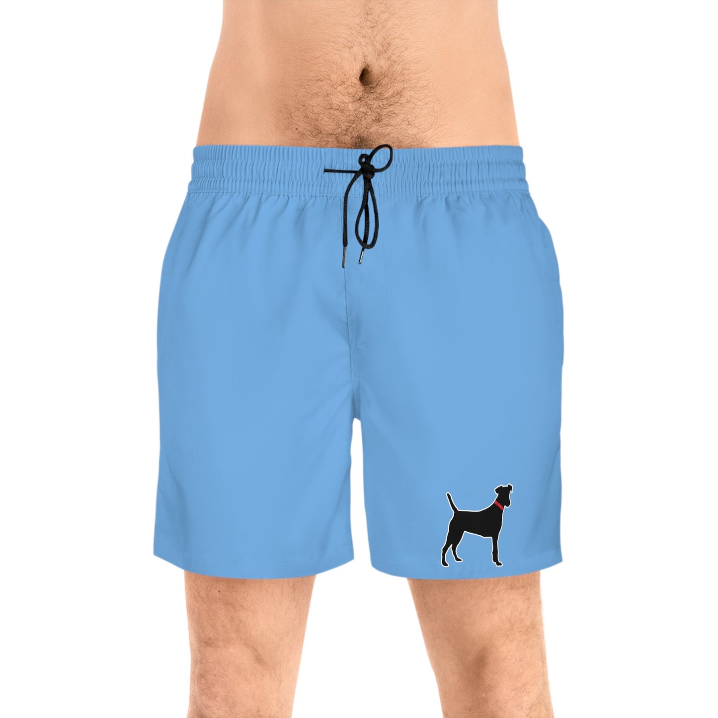 Men's Mid-Length blue Swim Shorts