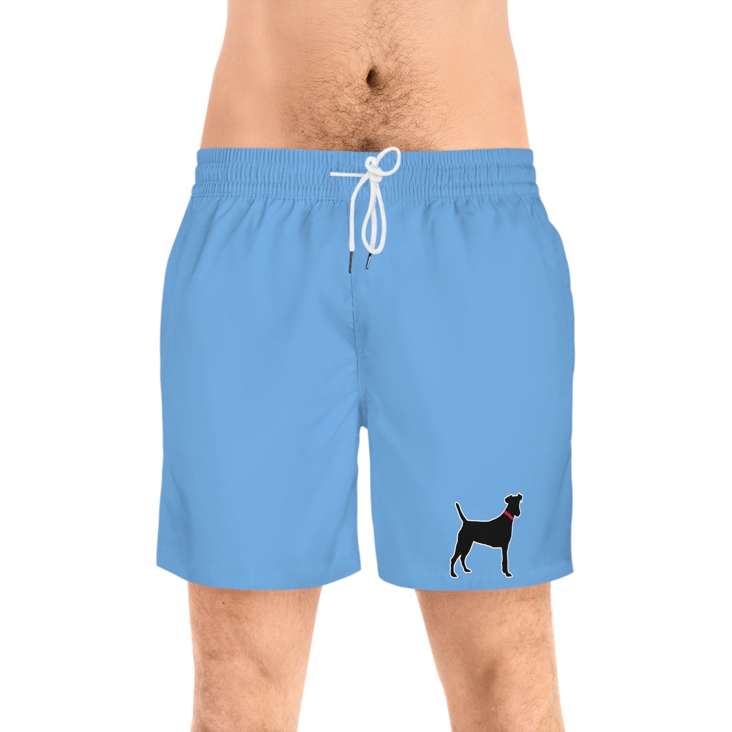 Men's Mid-Length blue Swim Shorts