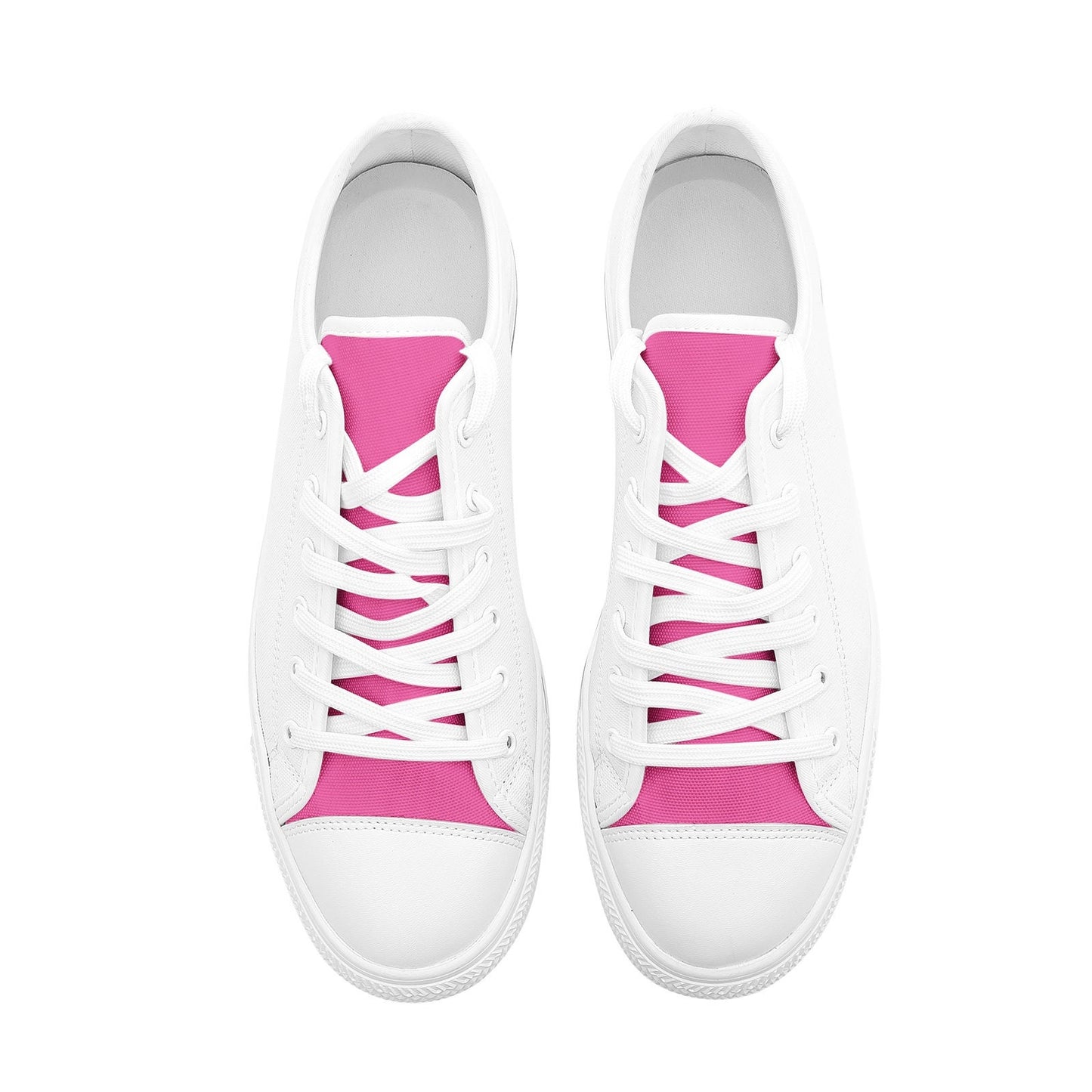 White Casual Sneakers Unisex Low Top Canvas Shoes