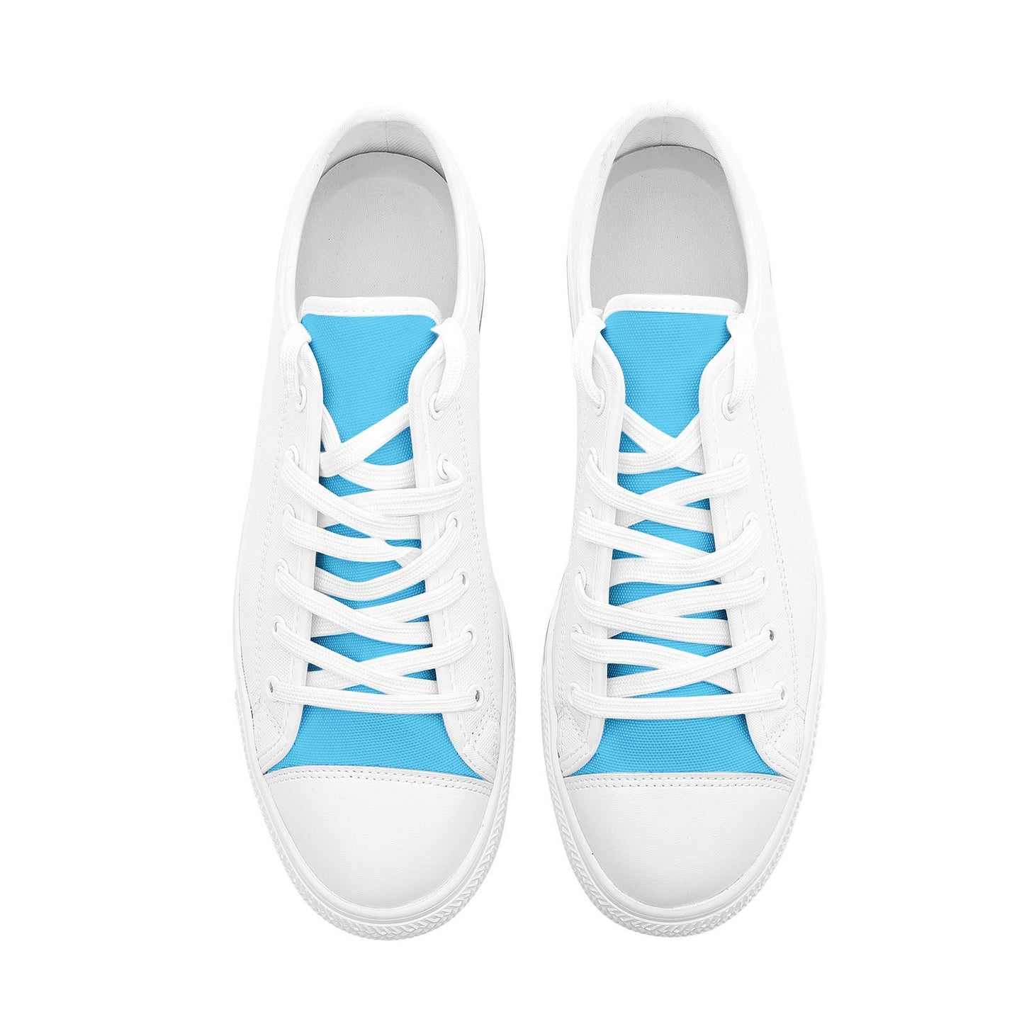 White Casual Sneakers Unisex Low Top Canvas Shoes