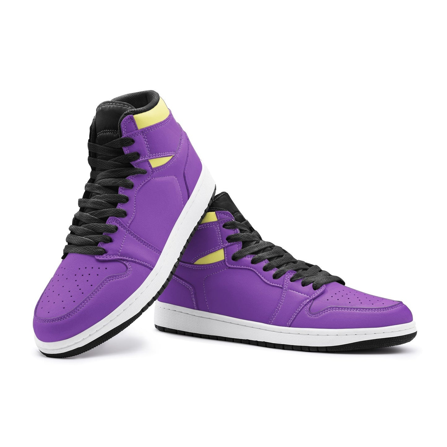 Purple and Gold Sneakers Unisex Sneaker