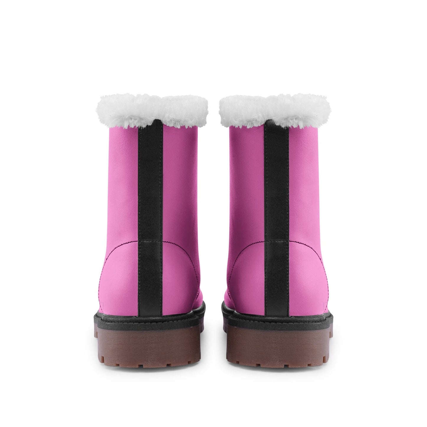 Pink Boots Unisex Lace Up Winter Boots Fashion Comfort Chukka Boots